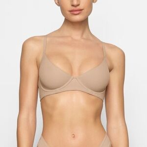 SKIMS Fits Everybody Unlined Demi Bra Clay 34B NWT
